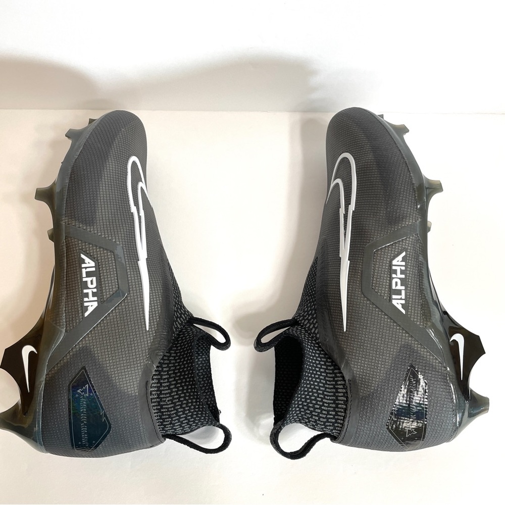 Nike Alpha Menace Elite 3 Football Cleats Black Iron Grey CT6648-010